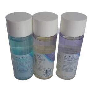Almay Eye Makeup Remover Gentle Oil Free And Longwear Waterproof 4 Oz Set of 3